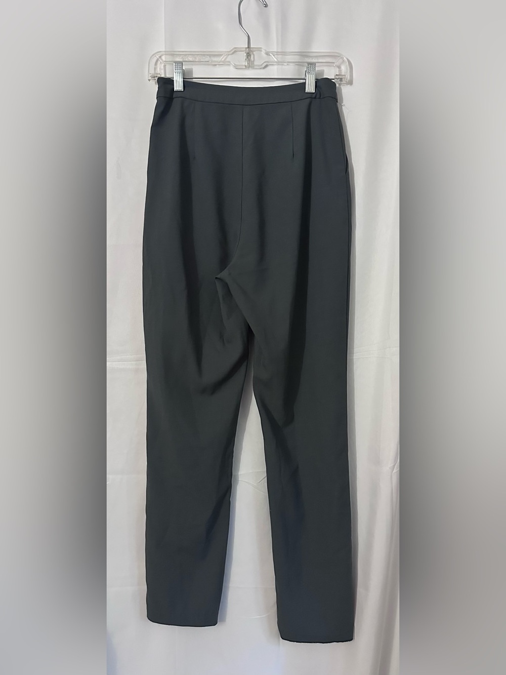 Lulu's Charcoal Straight-Leg Tailored Trousers - Picture 3 of 3
